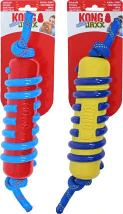 Kong Jaxx Brights Stick Met Touw Assorti L