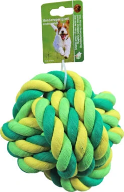 Boon Touwbal Groen/geel XXL 17,5 Cm
