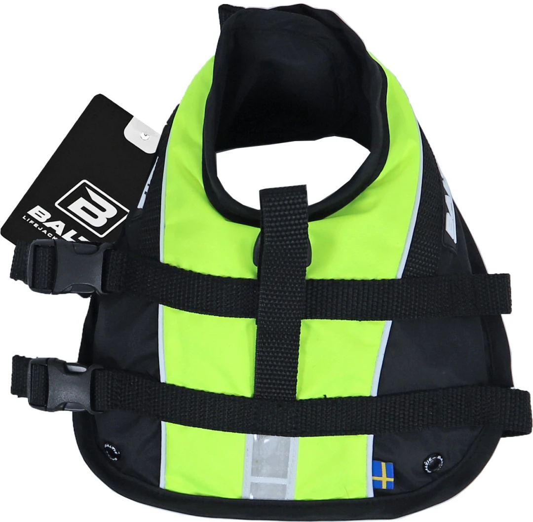 Baltic Hondenzwemvest Mascot Geel/Zwart - Afbeelding 2