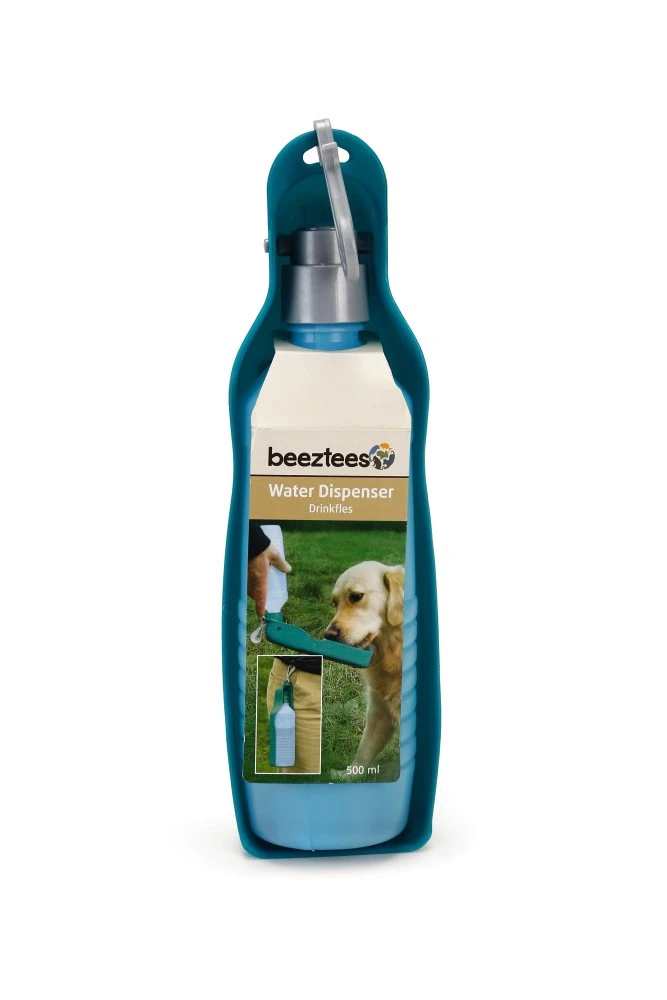 Beeztees Drinkfles Draagbaar Met Clip Blauw - Image 5