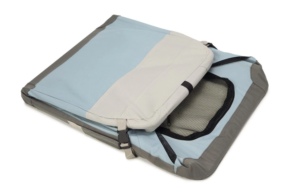 Beeztees Nylon Bench Travel Time Lichtblauw - Image 3