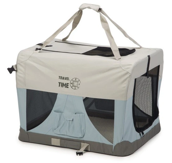 Beeztees Nylon Bench Travel Time Lichtblauw - Image 9