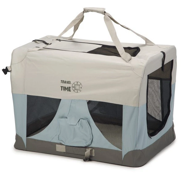 Beeztees Nylon Bench Travel Time Lichtblauw - Image 10