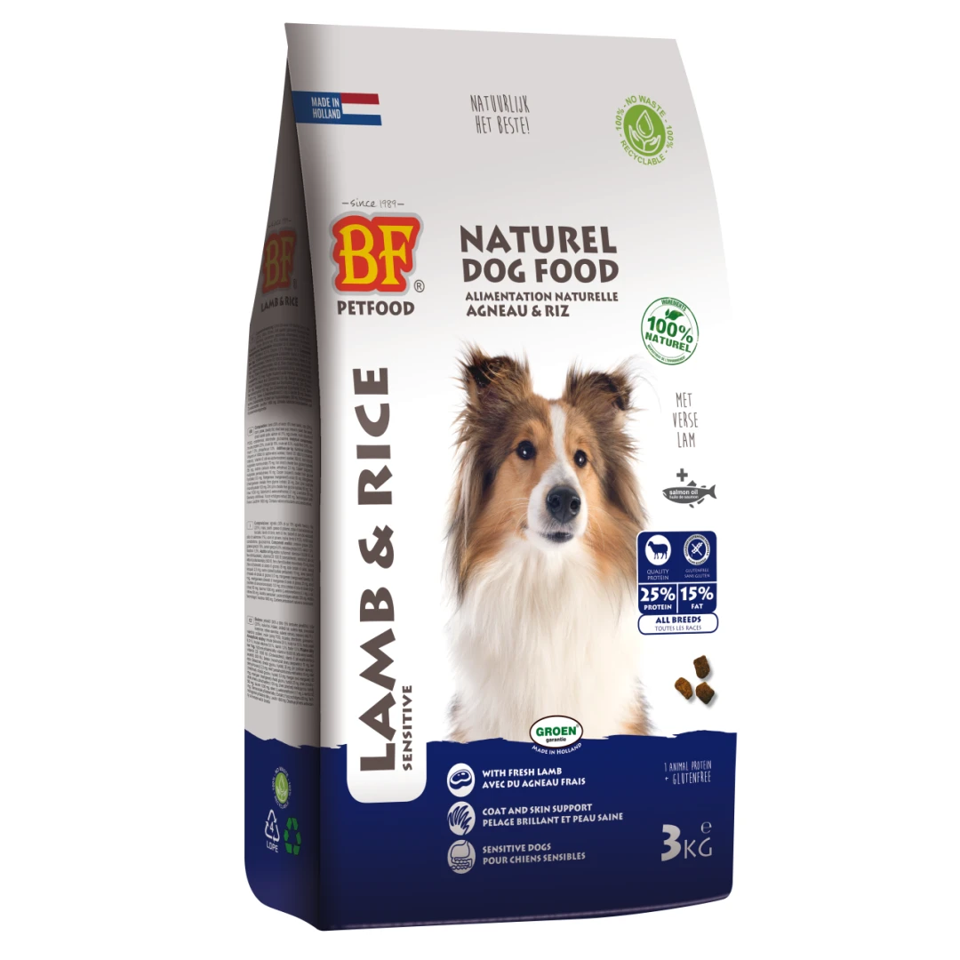 BF Petfood Hondenvoer Lam & Rijst 3 Kg
