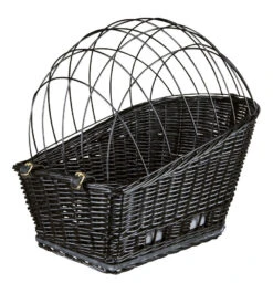 TRIXIE Fietsmand Met Rooster Voor Bagagedrager Zwart