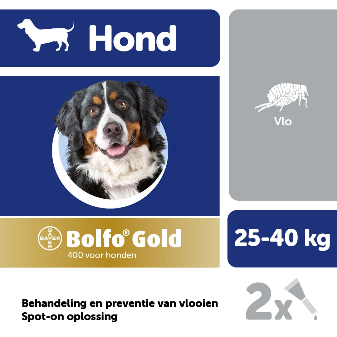 Bolfo Gold 400 Hond 2 Pipetten - Image 2