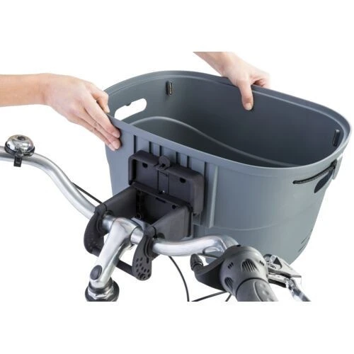 TRIXIE Fietsmand Voor Aan Het Stuur Grijs - Image 4