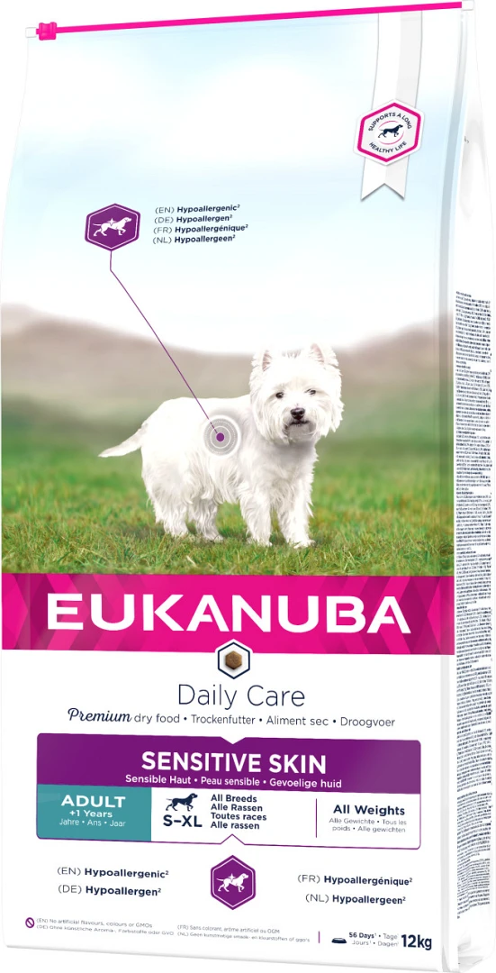 Eukanuba Daily Care Sensitive Skin Adult 12,5 Kg - Image 2