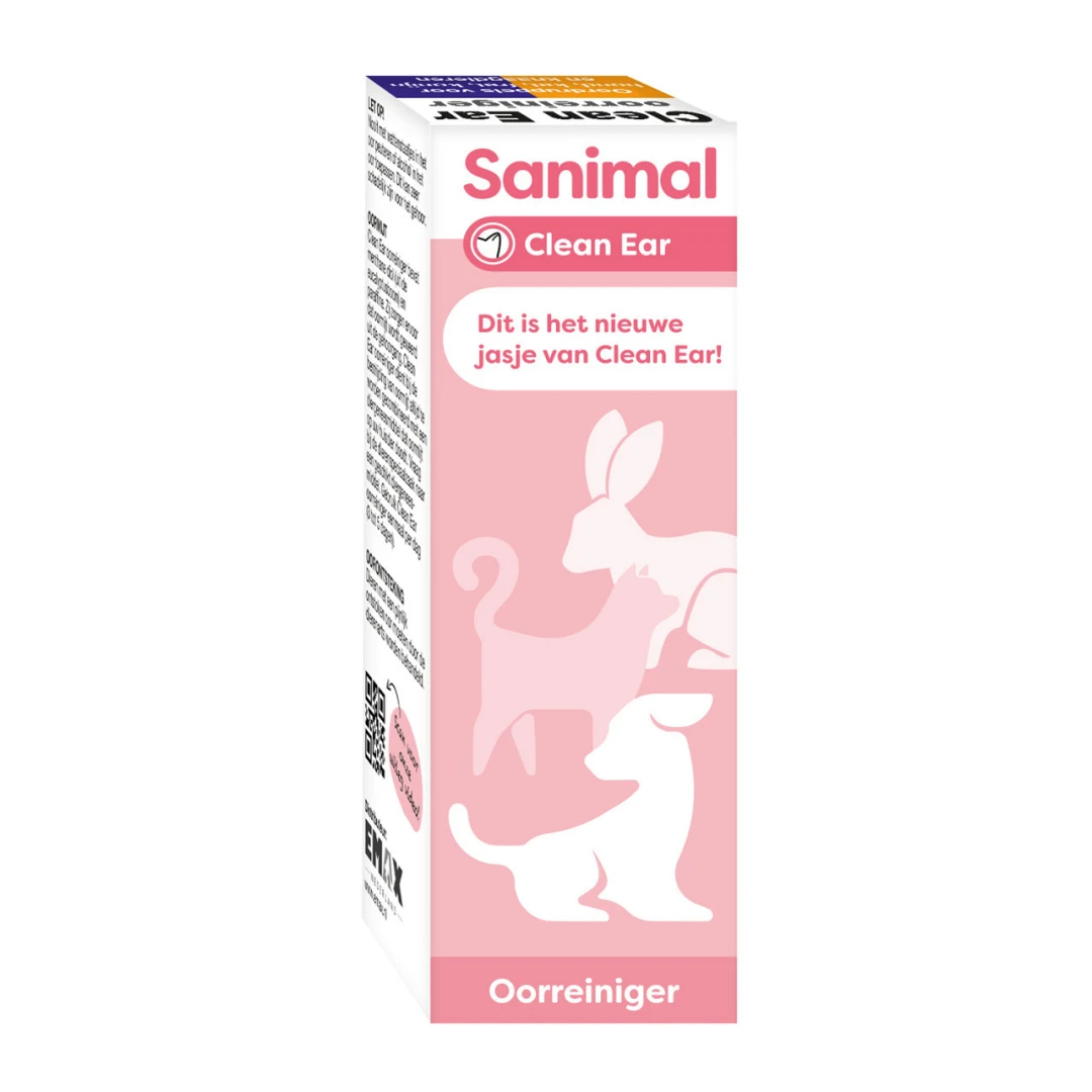 Sanimal Clean Ear Oorreiniger 60 Ml