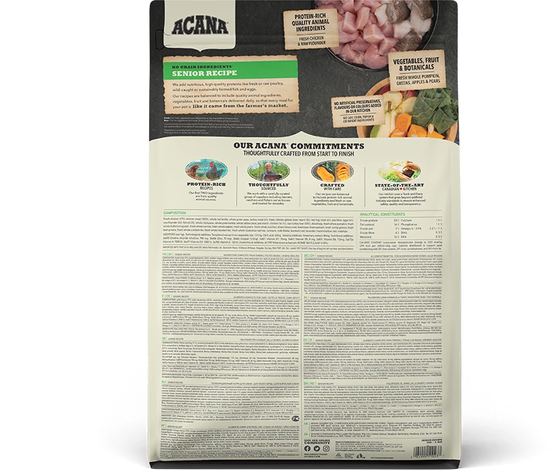 Acana Dog Hondenvoer Senior Recipe 2 Kg - Afbeelding 2