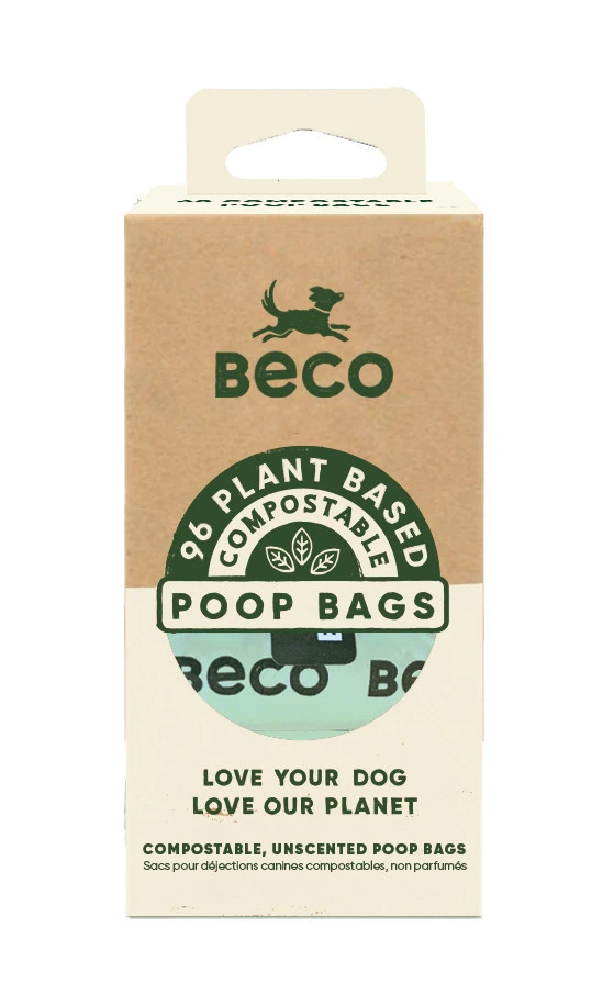 Beco Pets Poepzakjes Composteerbaar 8 X 12 St