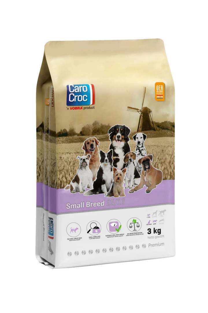 CaroCroc Hondenvoer Small Breed 3 Kg
