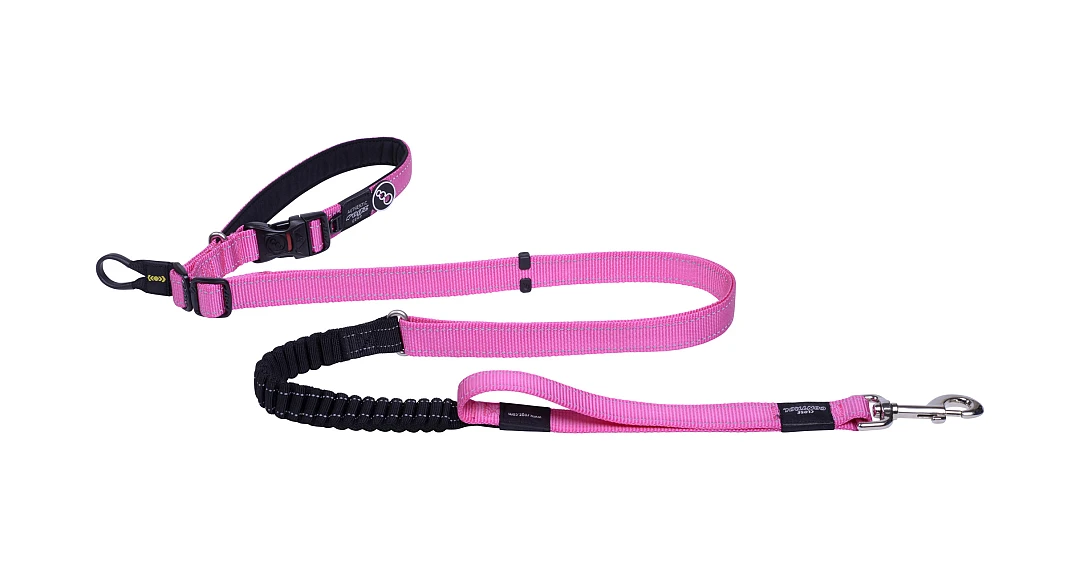 Rogz Utility Hondenlijn Handsfree Pink - Image 6