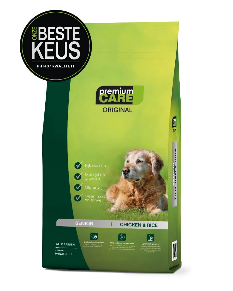 Premium Care Original Senior Chicken & Rice 12 Kg